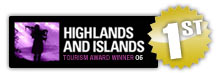 highlands and islands tourism award winner